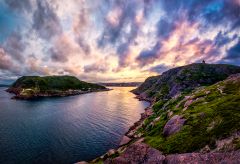 Sunset Over Signal Hill and St. John's Harbour