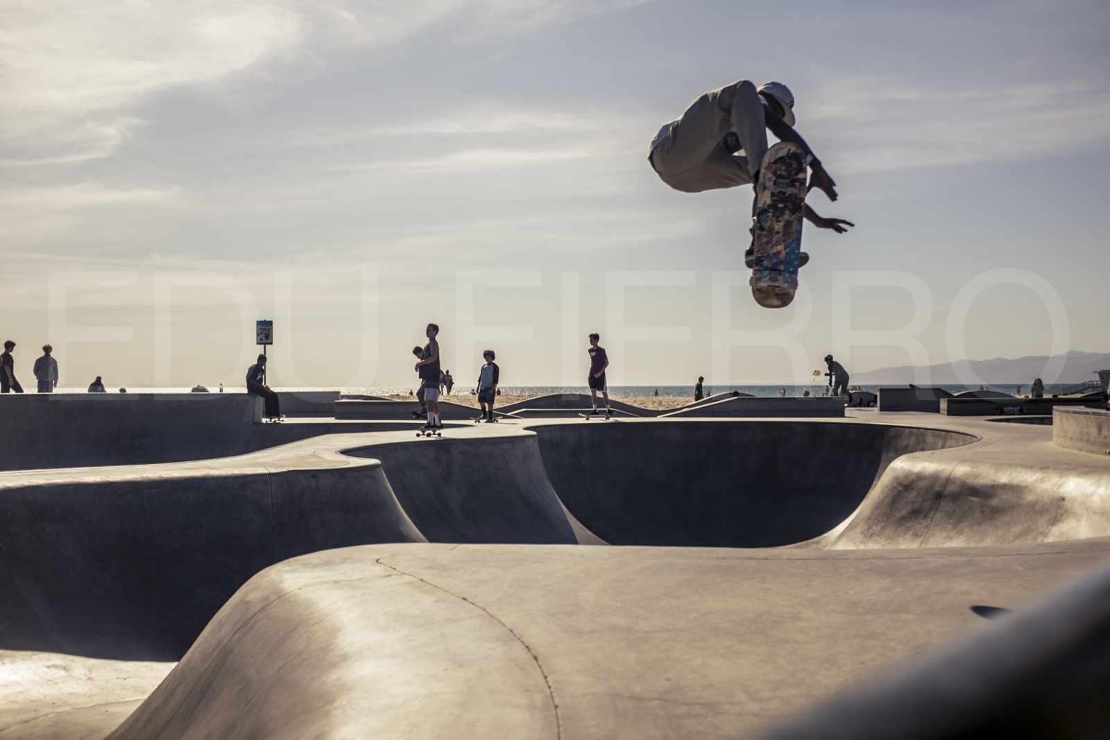 Skateboard Park at Venice Beach